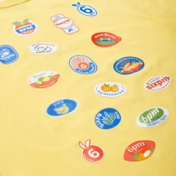 BANANA STICKER TEE YELLOW