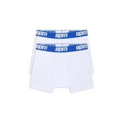 BOXER SHORTS WHITE/PRINCESS BLUE (2-PACK)