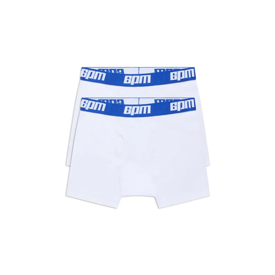 BOXER SHORTS WHITE/PRINCESS BLUE (2-PACK)