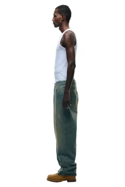 CENTER SEAM DENIM LIGHT WASH