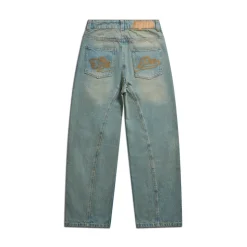 CENTER SEAM DENIM LIGHT WASH
