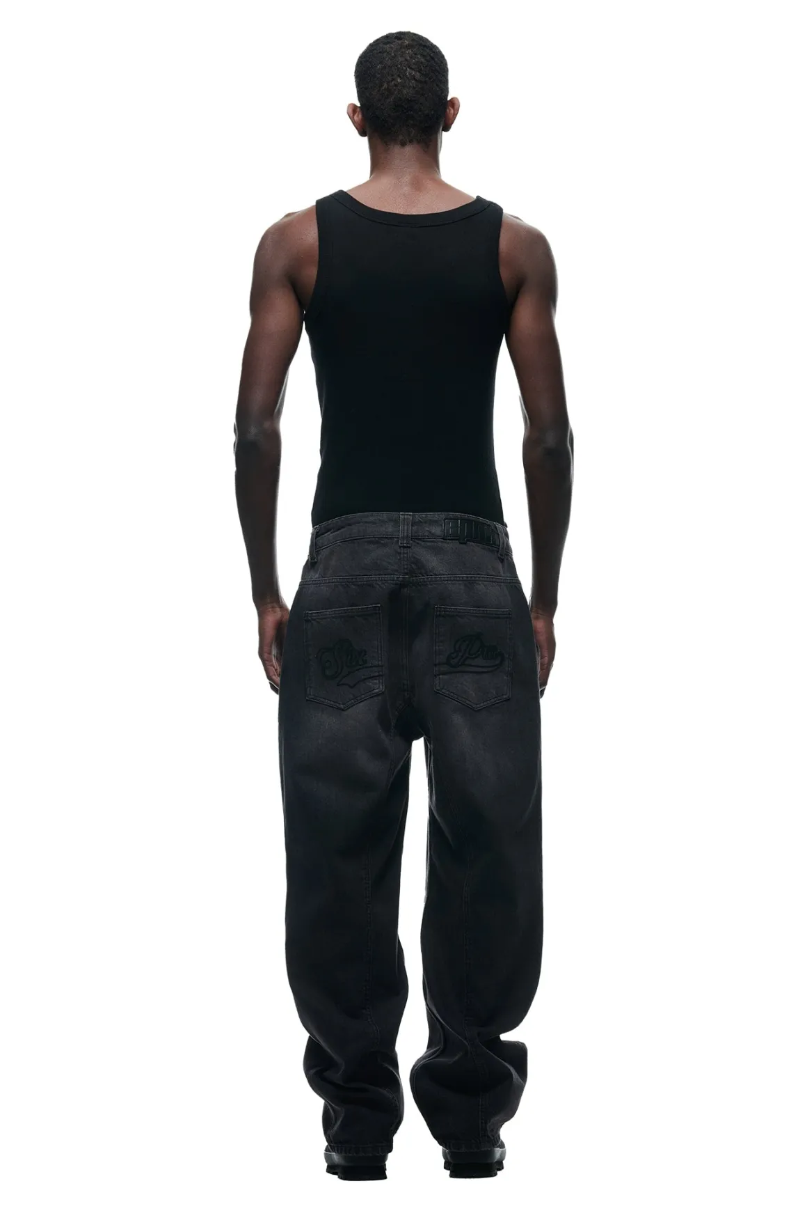CENTER SEAM DENIM PURPLE OVERDYE
