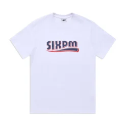 CLEAN EDGE WAVE TEE WHITE
