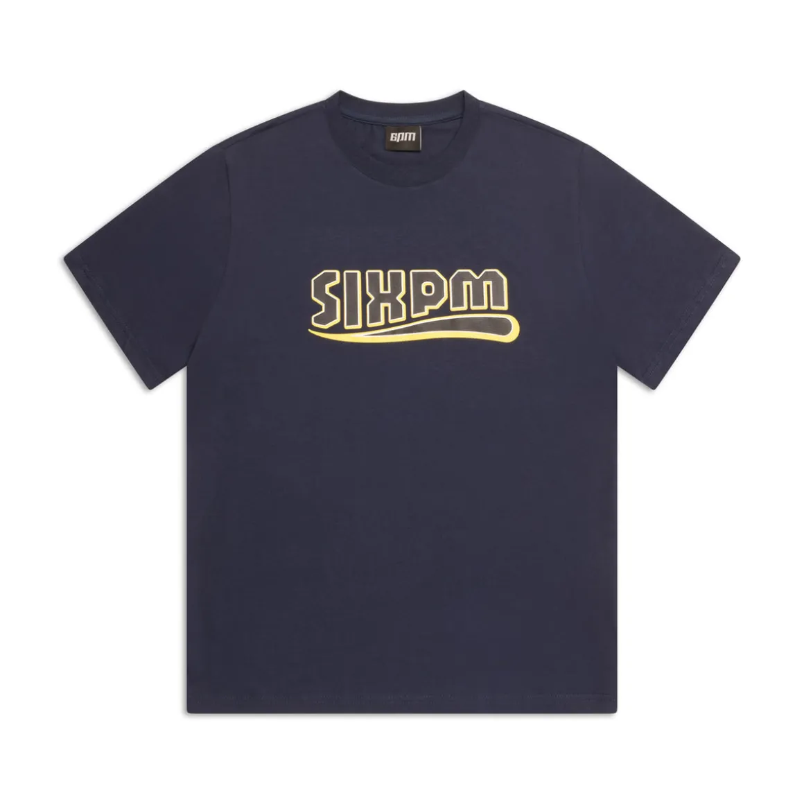 CLEAN EDGE WAVE T-SHIRT MIDNIGHT BLUE