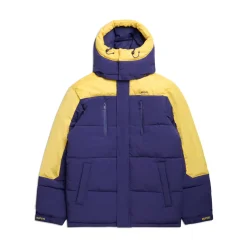 COACH PUFFER COAT BLUE