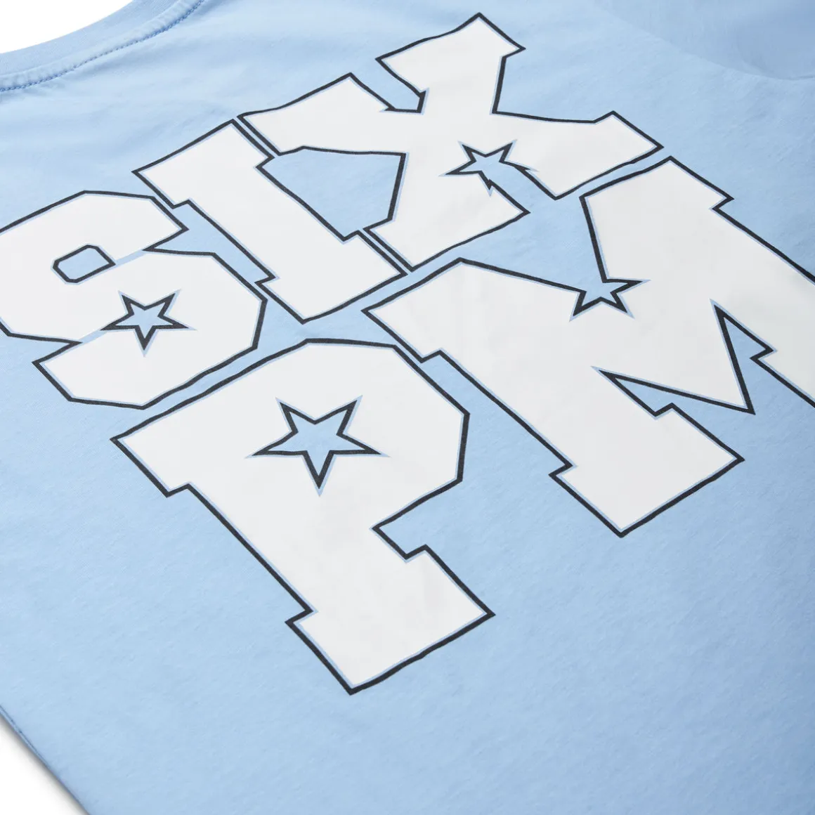 COLLEGE STAR TEE BLUE