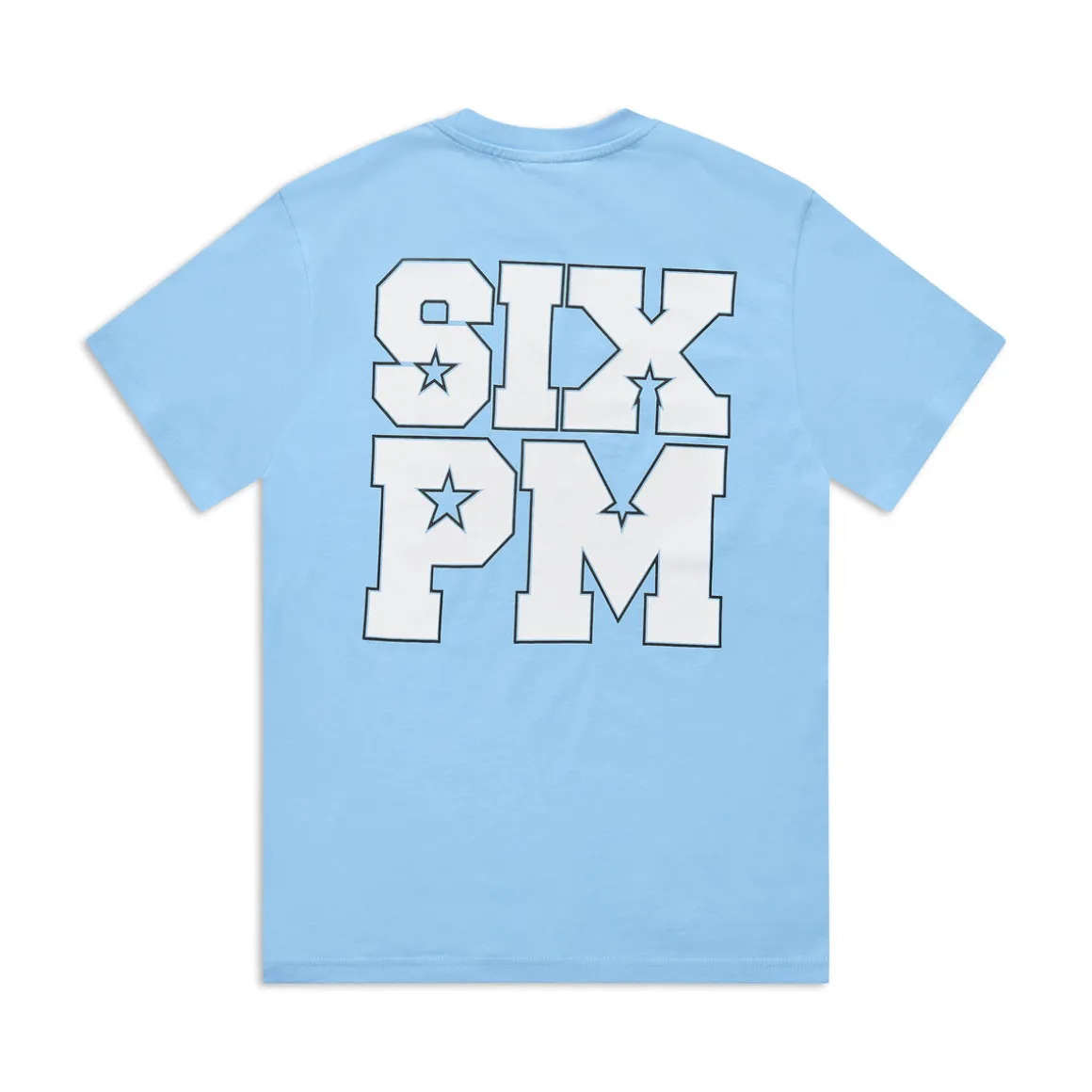 COLLEGE STAR TEE BLUE
