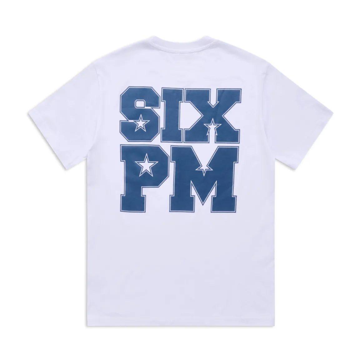 COLLEGE STAR TEE WHITE