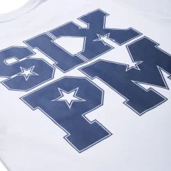 COLLEGE STAR TEE WHITE