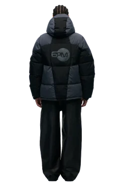 COLOUR BLOCKING PUFFER BLACK/ANTHRACITE