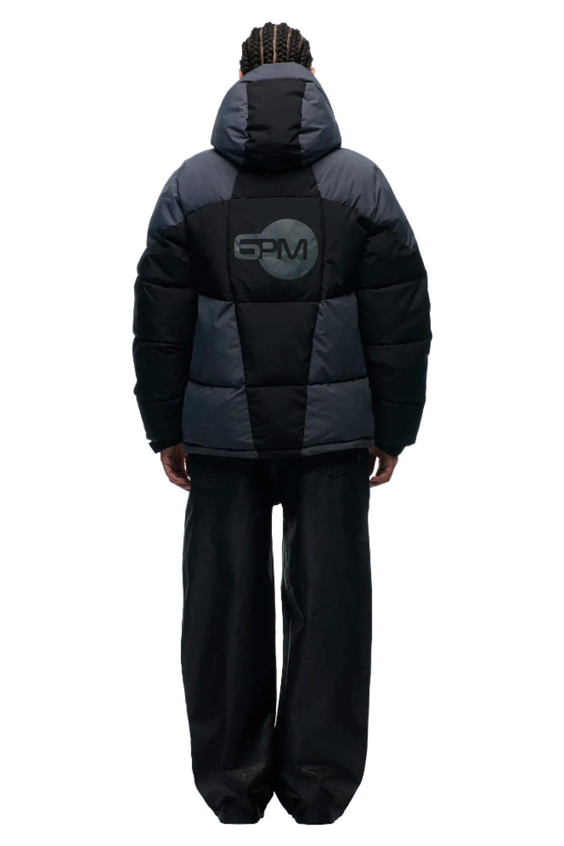 COLOUR BLOCKING PUFFER BLACK/ANTHRACITE