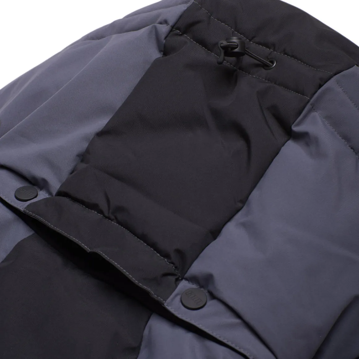 COLOUR BLOCKING PUFFER BLACK/ANTHRACITE