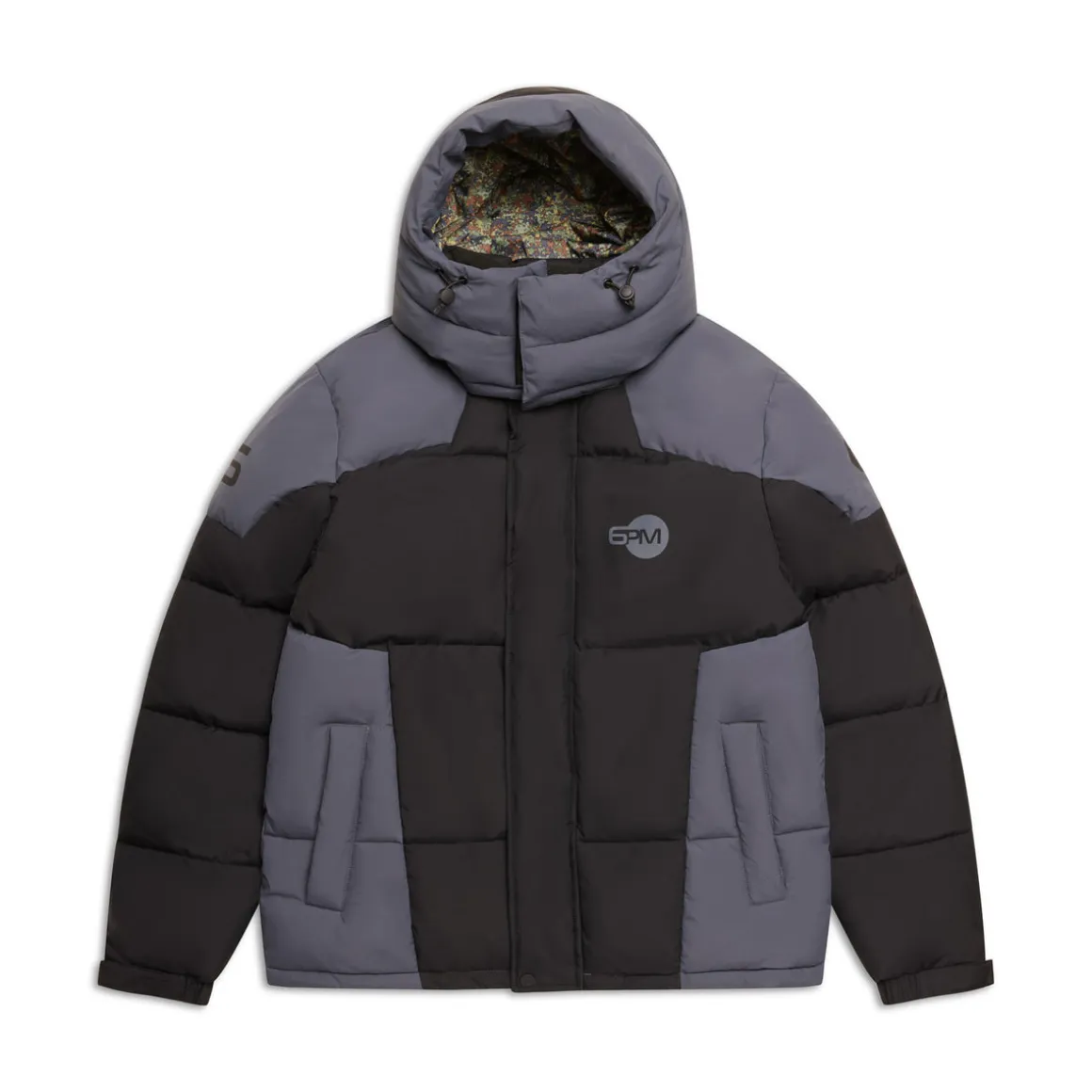 COLOUR BLOCKING PUFFER BLACK/ANTHRACITE