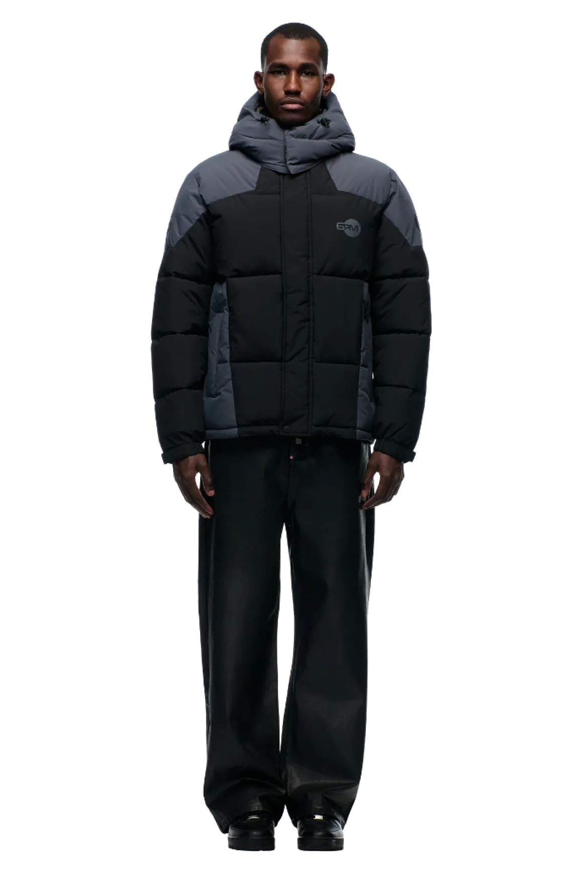 COLOUR BLOCKING PUFFER BLACK/ANTHRACITE