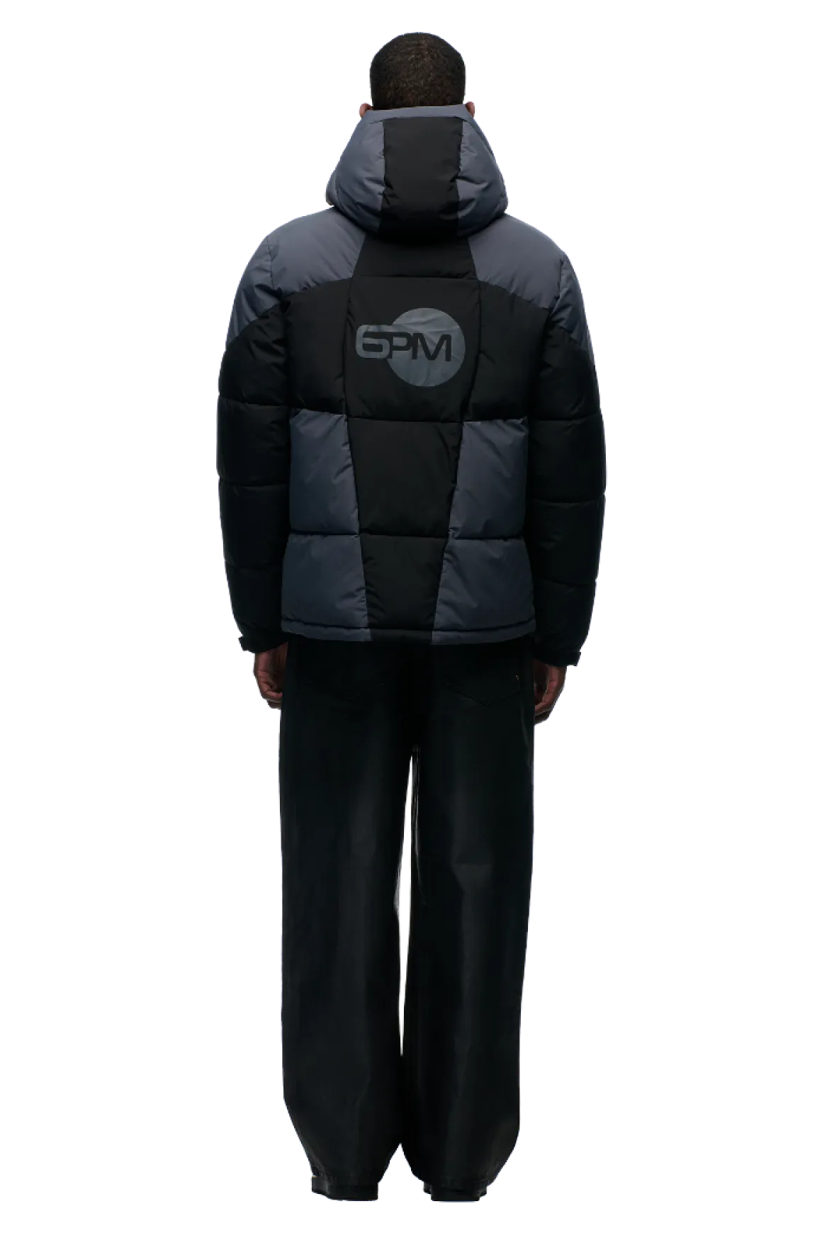 COLOUR BLOCKING PUFFER BLACK/ANTHRACITE