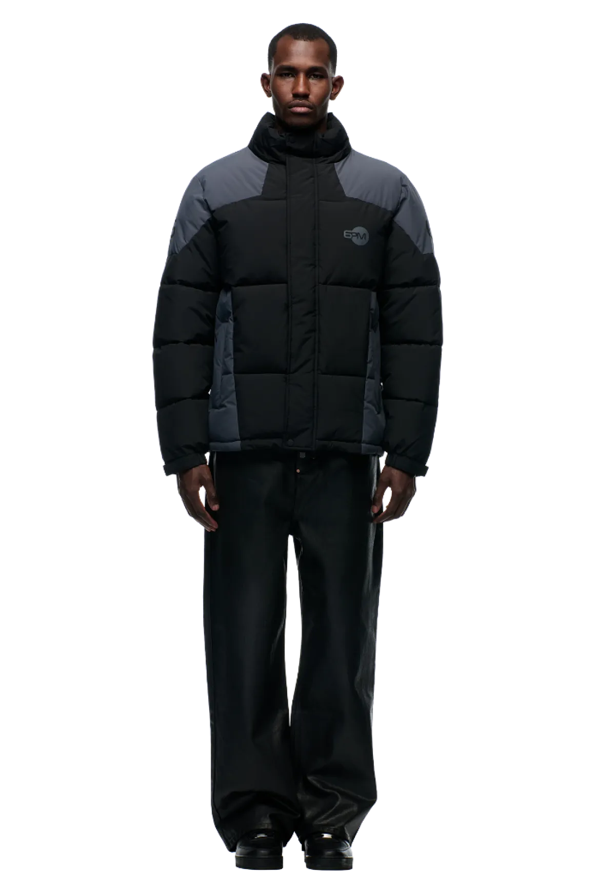 COLOUR BLOCKING PUFFER BLACK/ANTHRACITE