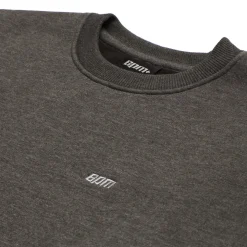 CREWNECK DARK GREY MELANGE