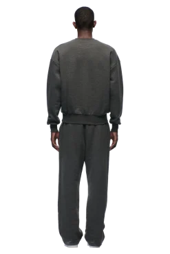 CREWNECK DARK GREY MELANGE