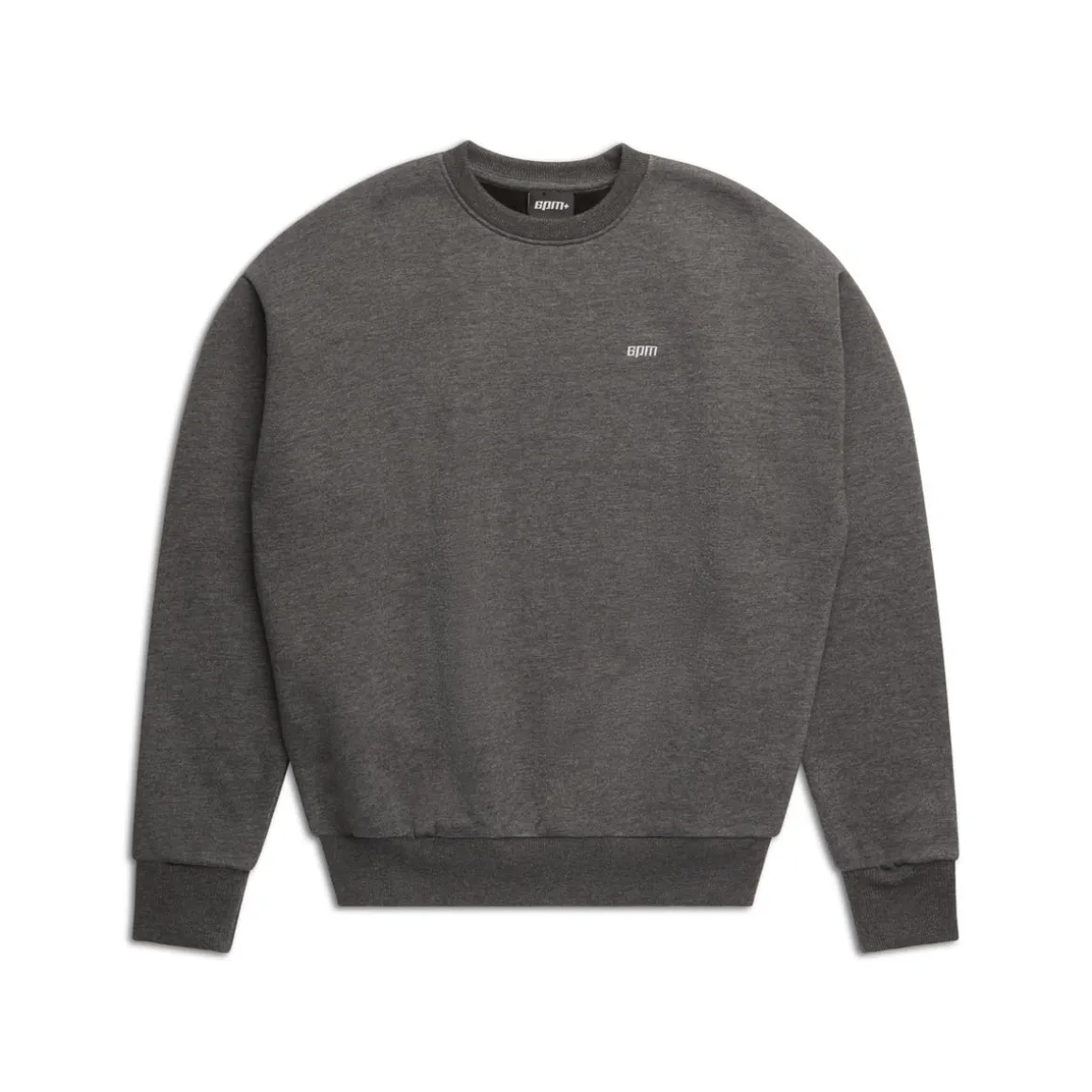 CREWNECK DARK GREY MELANGE