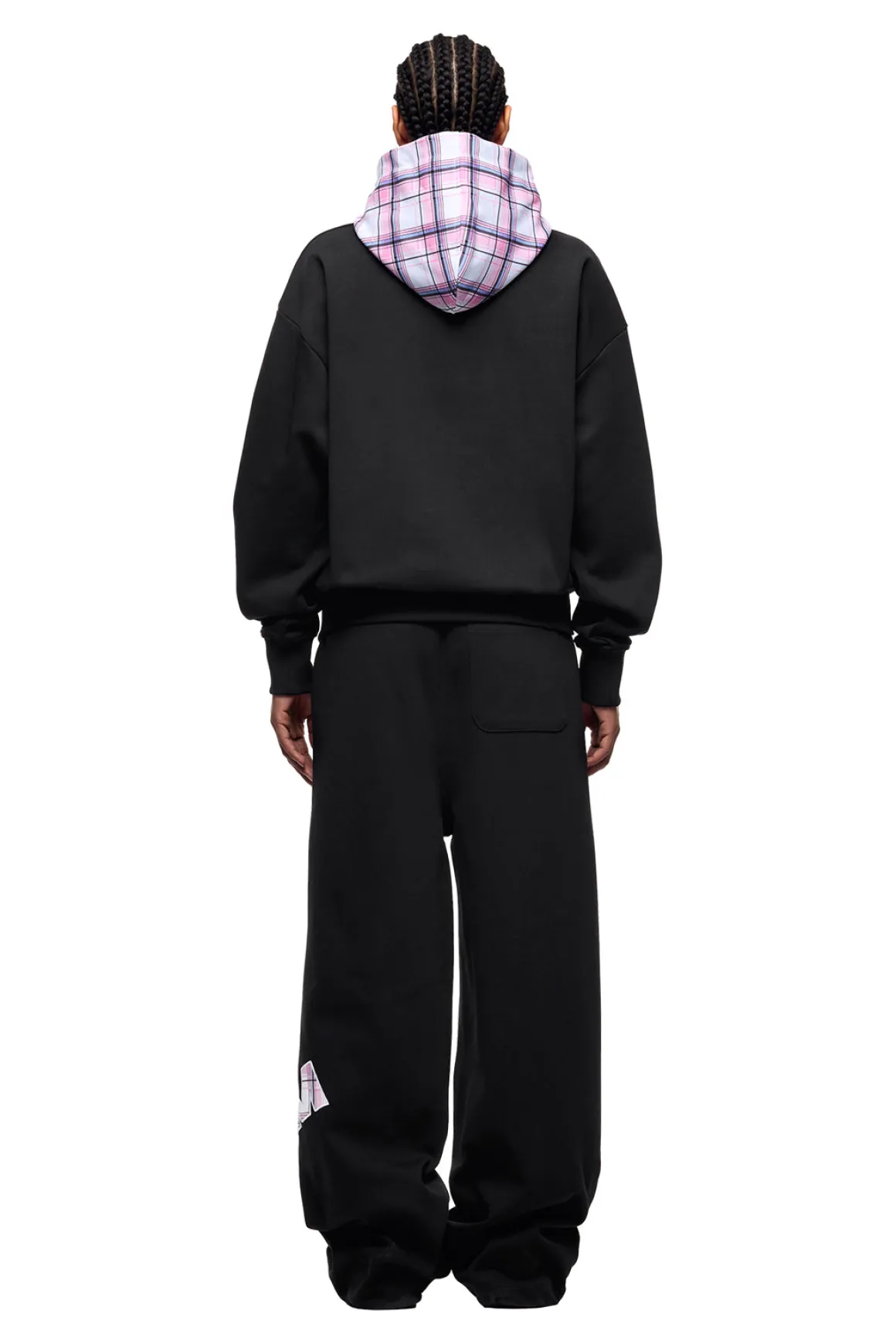 CREWNECK HOODIE BLACK