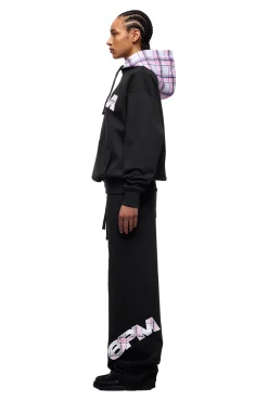 CREWNECK HOODIE BLACK