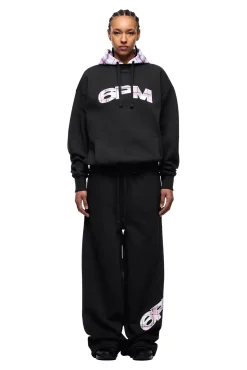 CREWNECK HOODIE BLACK