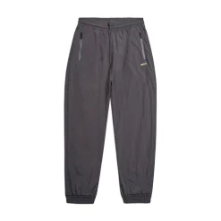 CRINKLE TRACK PANTS IRON GREY