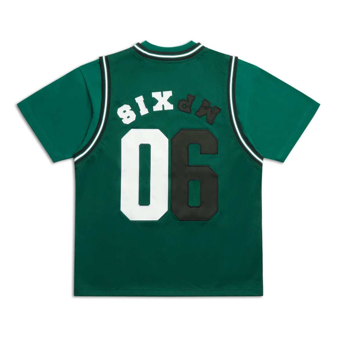 DOUBLE LAYER BBALL JERSEY DARK GREEN