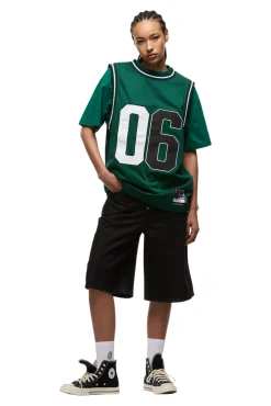 DOUBLE LAYER BBALL JERSEY DARK GREEN