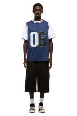 DOUBLE LAYER BBALL JERSEY INK NAVY