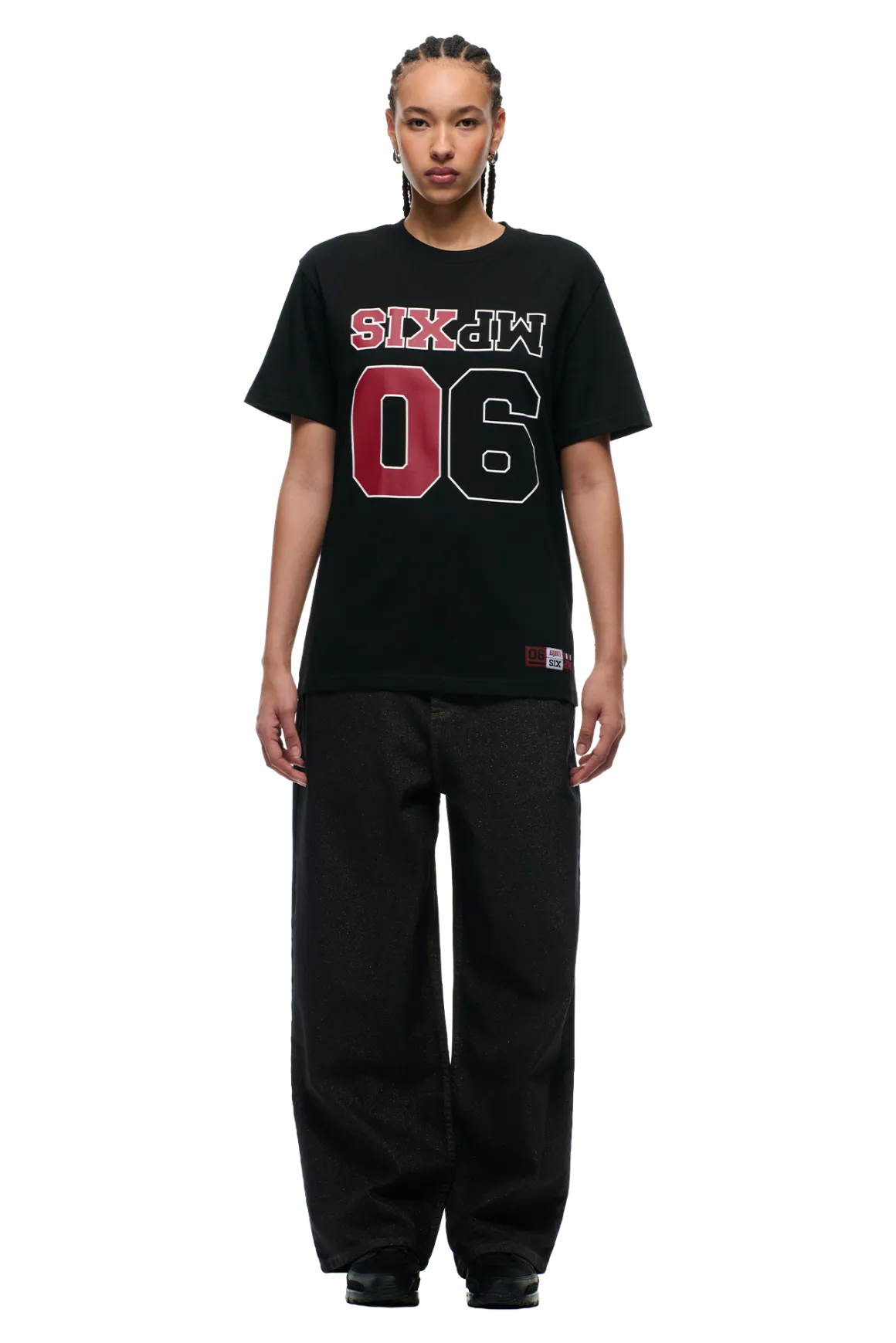 DOWN UNDER COLLEGE T-SHIRT BLACK