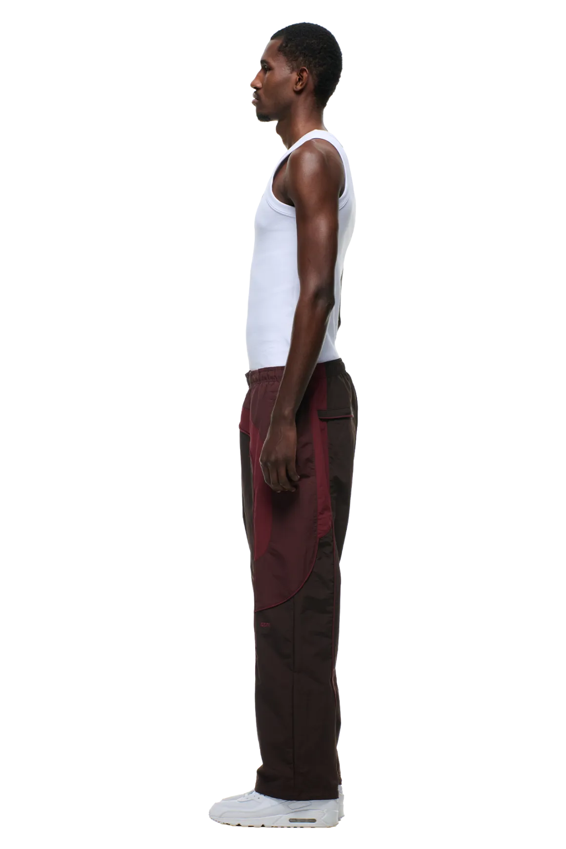 EVERYDAY TRACK PANTS DARK BURGUNDY