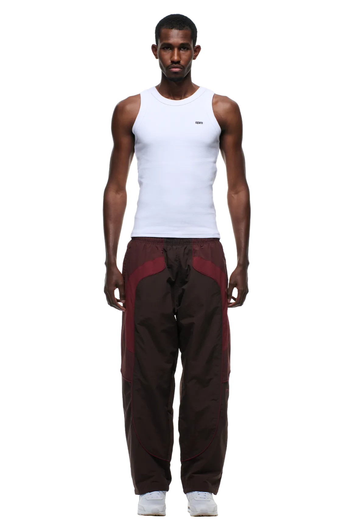 EVERYDAY TRACK PANTS DARK BURGUNDY