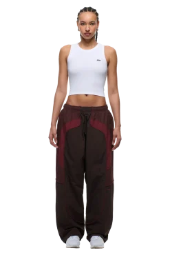 EVERYDAY TRACK PANTS DARK BURGUNDY