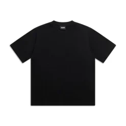 FAUX STITCH T-SHIRT BLACK