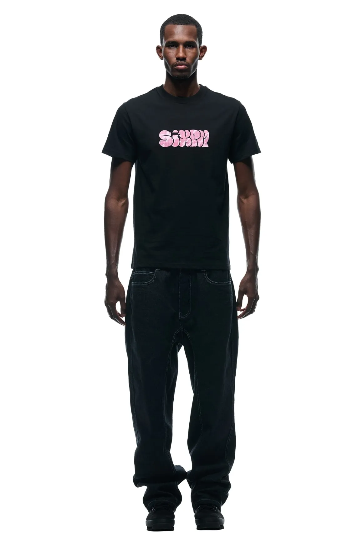 GRAFITTY CAMO T-SHIRT BLACK