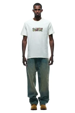 GRAFITTY CAMO T-SHIRT MARSHMALLOW