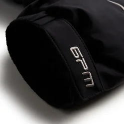 HALF ZIP PULLOVER PUFFER JACKET BLACK