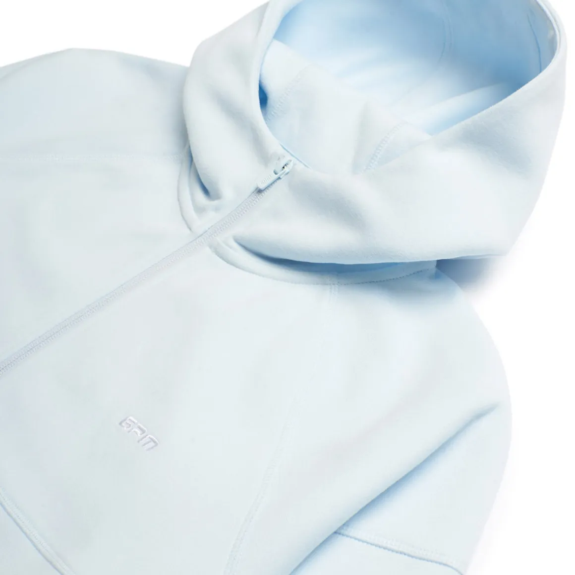 HOODED ROADMAN JACKET ICE BLUE
