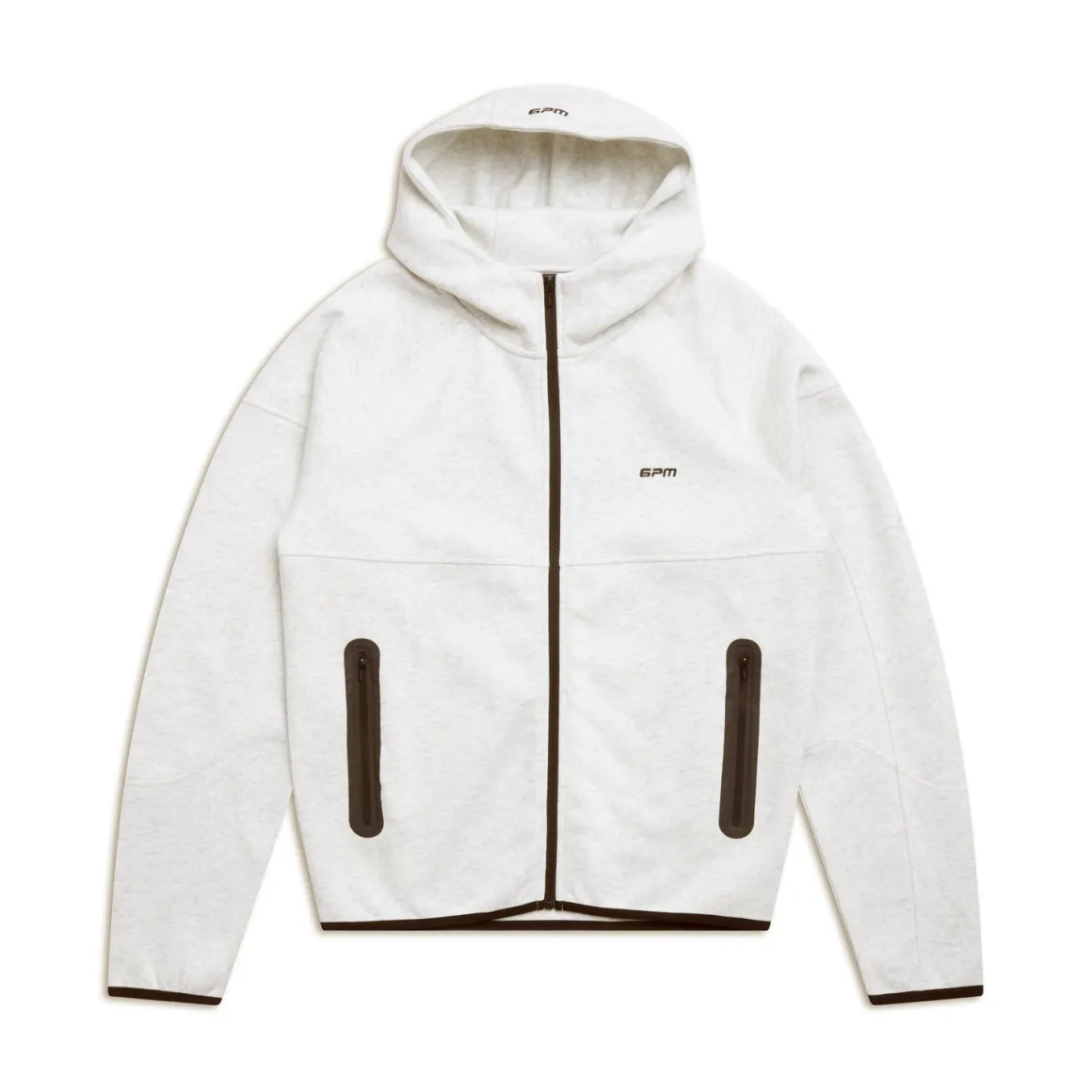 HOODED ROADMAN JACKET LIGHT GREY