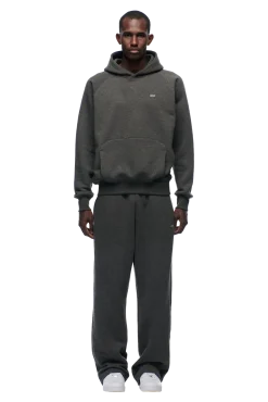 HOODIE DARK GREY MELANGE