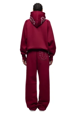 ICONS HOODIE BURNED RED