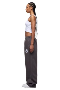 ICONS OPEN LEG JOGGER ASH GREY