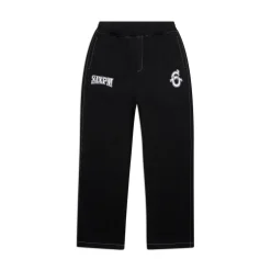 ICONS OPEN LEG JOGGER BLACK