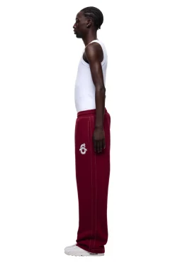 ICONS OPEN LEG JOGGER BURNED RED