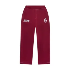 ICONS OPEN LEG JOGGER BURNED RED