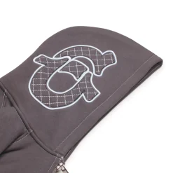 ICONS ZIP HOODIE ASH GREY