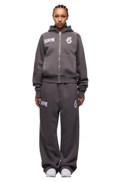 ICONS ZIP HOODIE ASH GREY