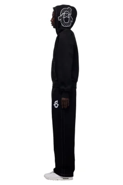ICONS ZIP HOODIE BLACK