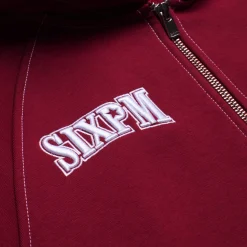 ICONS ZIP HOODIE BURNED RED